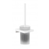 Hansgrohe AddStoris WC kefa nástenná, matné sklo/biela mat 41752700-HG