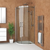 ROTH AMBIENT LINE AMR2N 100cm sprchový kút štvrťkruhový, profil brillant, sklo číre, 624-1000000-00-02