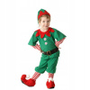 Kostým pre chlapca- Vianočný kostým longxingzy22 125-135 (Vianočné elf cosplay dieťa 130)