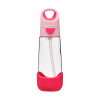 b.box Fľaša na pitie so slamkou 600 ml - flamingo fizz EUR