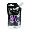 3D IZINK: Reliéfná pasta - amethyst, perleťová fialová, 80 ml