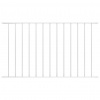 vidaXL Plotový panel, práškovaná oceľ 1,7x1 m, biely - Biela - 42-42