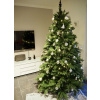 Umelý stromček NORDMANN, výška 210 cm, plast, zelený
