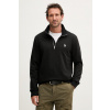U.S. Polo Assn. mikina pánska s bavlnou DHM LB 1/4 ZIP MUP3359 čierna L