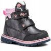 Zimné topánky zateplené členkové čižmy detské Wojtyłko 24090 na suchý zips 26