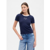 GAP Crop tričko s logom Tmavomodrá XL Tmavomodrá Tmavomodrá