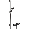 Hansgrohe Sprchová baterie Pulsify Select S se sprchovým setem 150 mm černá matná 24261670