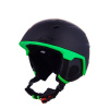 BLIZZARD-Double ski helmet, black matt/neon green, big logo Čierna 60/63 cm