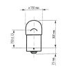 RMS Žiarovka RMS FLOSSER 246510656 biela 6V 10W ba15s