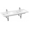 Jika MIO dvojumyvadlo 130 cm s 2 otvory pro baterii H8147140001041 Varianta: Bílá-JIKAperla /s 1 otvorem pro baterii uprostřed - H8147140001041