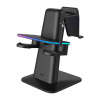KiwiDesign RGB Vertical Stand Meta Officially Co-Branded Kiwi Design QC03 for Meta Quest 3/Quest 2/Quest PRO Black