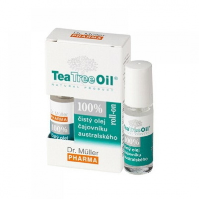 DR. MÜLLER Tea tree oil 100% čistý roll-on 4 ml - Dr. Müller Tea Tree Oil 100% čistý 10 ml