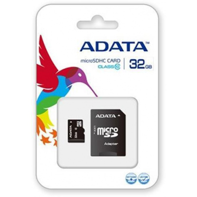 A-Data microSDHC 32GB class 10 UHS-I SD adapter