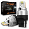 LED ŽIAROVKY W21W T20 7440 MAGALL BIELE SILNÉ 1600LM 12V DRL SPÄTNÉ