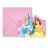 Procos Pozvánky a obálky Princezné Disney 6 ks