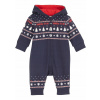 Dojčensky overal - PAJACYK BPC BONPRIX COLLECTION 74 NAVY BLUE (BPC Baby Pajacek so zimnou tlačou 74)