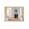 Casarredo MIRROR polička so zrkadlom do kúpelne, borovica