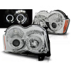 CHRYSLER JEEP GRAND CHEROKEE 08-10 - predné chrom svetlá ANGEL EYES