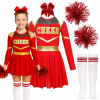 Kostým roztlieskavačky Hopki červený 122-128 karneval