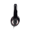 GEMBIRD sluchátka s mikrofonem MHS-U-001 Gaming, černá, USB MHS-U-001