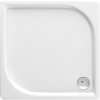 Deante Cubic, štvorcová akrylátová sprchová vanička 80x80x4,5 cm, hĺbka 3cm, biela, KTK_042B