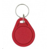 Elatec RFID Mifare čip, přívěsek na klíče, 13,56 MHz, červený - 100 pack RFID-MF-KEY-RED-PACK