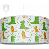 Moderná lampa pre deti. Tienidlo vzor DINO (Moderná lampa pre deti. Tienidlo vzor DINO)