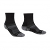 Bridgedale HIKE LW Merino Performance - 3/4 crew - black/silver 7105289M822 51 18 M