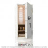 Brown Safe Luxusní trezor na šperky GEM 4018 White/Curly Maple