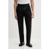 Calvin Klein nohavice rovné pánske s bavlnou LV04LF625G čierna 34/34