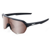 100% S2 - Soft Tact Black - HiPER Crimson Silver Mirror Lens