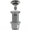 CERANO - Umývadlový výpust - 5/4“ click-clack s prepadom - neuzatvárateľný - plast - 67/82mm - chróm