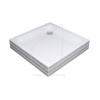 RAVAK ANGELA 90 PU akrylátová štvorcová vanička 90,5 x 90,5 x 9 cm biela A007701120