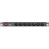 LANBERG PDU-07E-0200-BK PDU 1U 16A, 7 sockets French, 2m, Black