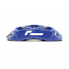 Racingline Stage 2 EVO přední brzdový kit 345x32 mm se 4-pístovými třmeny pro vozy platformy A5 (Golf 5/6 apod.) modrá