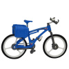 PAOLA REINA Modrý bicykel pre bábiky o veľkosti 32cm