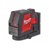 MILWAUKEE Bezdrôtový krížový a bodový laser L4 CLLP-301C (1 x 3,0 Ah batéria + USB nabíjací kábel)