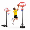 Basketbalový kôš nastaviteľný do 210 cm voľne stojaca doska MOVEPRO obruč