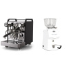 Rocket Espresso Mozzafiato FAST R, black + Ascaso H64, white