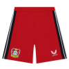 Castore Bayern Leverkusen Home Shorts 2022 2023 Juniors Scarlet 7-8 rokov