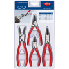 KNIPEX Kliešte na poistné krúžky - sada 4ks 002003V02
