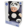 Hudobná, svietiaca uspávanka panda bábika, 25 cm