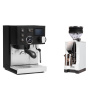 Rancilio Silvia BC PID, black + Eureka Mignon Zero, CR white