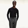 Tommy Hilfiger pánske čierne tričko Stretch slim fit MW0MW10804 XXL
