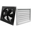 Kupelňový ventilátor - 350 mm priemyselný odťahový ventilátor + uzávierka (Kupelňový ventilátor - 350 mm priemyselný odťahový ventilátor + uzávierka)