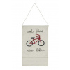 Závesná dekorácia COOL KIDS RIDE BIKES