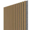 WALL CONCEPT akustický panel Dub eterna, sivý filc + MDF, 2750x604x21 mm, 1,66 m2