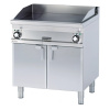 Grilovacia doska 79x52 elektrická chrómovaná hladká s podstavbou 400 V | RM - FTL-78ETS