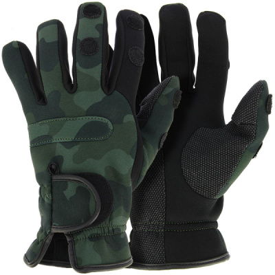 NGT neoprénové rukavice Camo Gloves XL