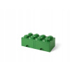 LEGO® úložný box s šuplíky 250x500x180mm tmavě zelený LEGO40061734